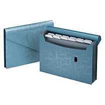 Office Wagon; Brand 13-Pocket Poly Expanding File, 9 1 1/6 inch; x 13 1/2 inch;, Blue