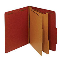 Office Wagon; Brand Classification Folder, 2 1/2 inch; Expansion, Letter Size, 2 Dividers, Red