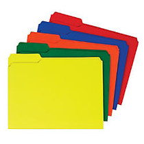 Office Wagon; Brand Color File Folder, 8 1/2 inch; x 11 inch;, Letter Size, Assorted Colors, Box Of 100