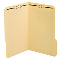 Office Wagon; Brand File Folders With Fasteners, Legal Size, 1/3 Cut, 2 Fasteners, Pack Of 25