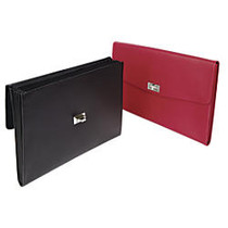 Office Wagon; Brand Polyurethane Expanding Wallet, 1/2 inch; Expansion, Letter Size, Assorted Colors
