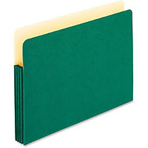 Oxford; Color Expanding File Pocket, Legal Size, 3 1/2 inch; Expansion, Green