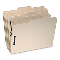 Oxford; Top-Tab File Folders With Fasteners, Legal Size, 2 Fasteners, Manila, Box Of 50