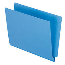 Pendaflex; Color Straight-Cut End-Tab Folders, 8 1/2 inch; x 11 inch;, Letter Size, Blue, Pack Of 100