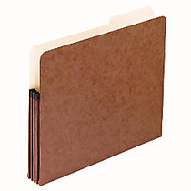 Pendaflex; Drop-Front Vertical File Pocket, 3 1/2 inch; Expansion, 9 1/2 inch; x 11 3/4 inch;, 30% Recycled, Kraft Brown