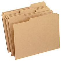 Pendaflex; File Folders, 1/3 Cut, Letter Size, Kraft, Pack Of 100