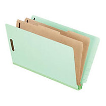 Pendaflex; Pressboard Classification Folder, 8 1/2 inch; x 14 inch;, Legal Size, Light Green