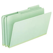 Pendaflex; Pressboard Expanding File Folders, 1 inch; Expansion, Legal Size, Light Green, Box Of 25