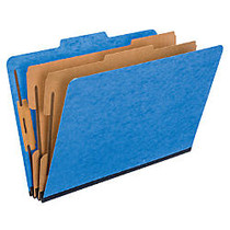 Pendaflex; PressGuard; Color Classification File Folder, 8 1/2 inch; x 14 inch;, Legal Size, 60% Recycled, Light Blue, Box Of 10