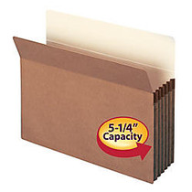 Smead;  inch;Workhorse inch; Expanding File Pocket, 5 1/4 inch; Expansion, 9 1/2 inch; x 11 3/4 inch;, 30% Recycled, Redrope