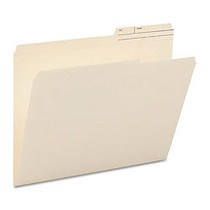 Smead; 2/5-Cut Printed Tab File Folders, Letter Size, Manila, Box Of 100