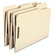 Smead; 2-Ply Manila Folders With Fasteners, Letter Size, 100% Recycled, Manila, Box Of 50