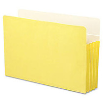 Smead; Color Top-Tab File Pockets, Legal Size, 3 1/2 inch; Expansion, Yellow