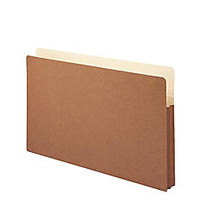 Smead; Easy-Access Top-Tab Tyvek; File Pockets, Legal Size, 1 3/4 inch; Expansion, 30% Recycled, Redrope, Box Of 25