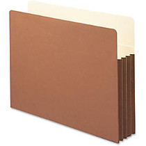 Smead; Easy-Access Top-Tab Tyvek; File Pockets, Letter Size, 3 1/2 inch; Expansion, 30% Recycled, Redrope, Box Of 10