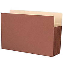 Smead; Expanding File Pocket With Tyvek; Gusset, Legal Size, 5 1/4 inch; Expansion, 9 1/2 inch; x 14 3/4 inch;, 30% Recycled, Redrope