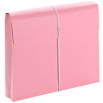 Smead; Expanding Wallet, 2 inch; Expansion, Letter Size, 10% Recycled, Dark Pink