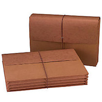 Smead; Expanding Wallet, 3 1/2 inch; Expansion, 10 inch; x 15 inch;, 30% Recycled, Redrope