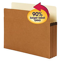 Smead; SuperTab; Filing Pockets, Letter Size, 3 1/2 inch; Expansion, 30% Recycled, Redrope, Box Of 25