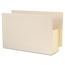 Smead; Tyvek; Lined Gusset End-Tab File Pockets, Legal Size, 5 1/4 inch; Expansion, Manila, Box Of 10