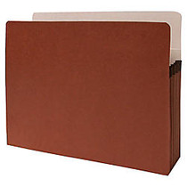 Sparco Redrope Accordion Expanding File Pockets, 5 1/4 inch; Expansion, Letter Size, 30% Recycled, Redrope, Box of 10