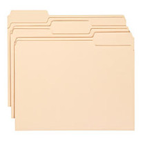 Office Wagon; Brand Economy File Folders, 1/3 Cut, Letter Size, Manila, Pack Of 150