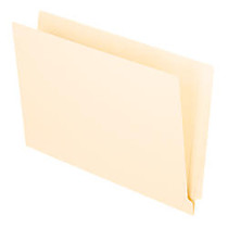 Office Wagon; Brand End Tab Folders, Straight Cut, Legal Size, Manila, Pack Of 100