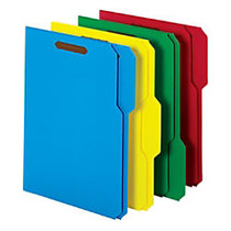 Office Wagon; Brand File Folders With 2 Fasteners, 1/3 Tab, Letter Size, Assorted Colors, Pack Of 50