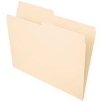 Office Wagon; Brand File Folders, 1/2 Cut, Letter Size, 30% Recycled, Manila, Pack Of 100