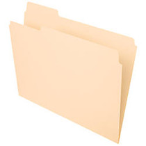 Office Wagon; Brand File Folders, 1/3 Tab Cut, Left Position, Letter Size, 30% Recycled, Manila, Pack Of 100