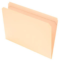 Office Wagon; Brand Reinforced Tab File Folders, Straight Cut, Legal Size, Manila, Pack Of 100