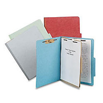 Pendaflex; Brand Pressboard 4-Fastener Classification Folders, Legal Size, Sky Blue, Box Of 10