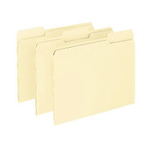 Pendaflex; CutLess/WaterShed File Folders, 1/3 Cut, Letter, 100/Box, Manila