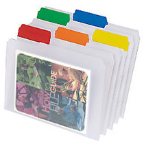 Pendaflex; EasyView&trade; File Folders, 1/3 Cut, Letter Size, Assorted Colors, Pack Of 25