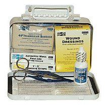 10 PERSON STEEL WEATHERPROOF FIRST AID KIT W/E