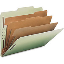 Smead 100% Recycled Pressboard Colored Classification Folders - 3 inch; Folder Capacity - Letter - 8 1/2 inch; x 11 inch; Sheet Size - 3 inch; Expansion - 2 Fastener(s) - 2/5 Tab Cut - Right of Center Tab Location - 25 pt. Folder Thickness - Pressboa