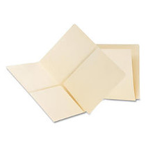 Smead End Tab Manila Pocket Folders with Shelf-Master; Reinforced Tab - Letter - 8 1/2 inch; x 11 inch; Sheet Size - 2 Pocket(s) - 11 pt. Folder Thickness - Manila - Recycled - 25 / Box