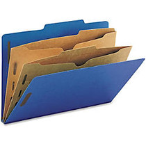 Smead Pressboard Classification Folders with Pocket-Style Dividers and SafeSHIELD; Coated Fastener Technology - Legal - 8 1/2 inch; x 14 inch; Sheet Size - 2 inch; Expansion - 2 Fastener(s) - 2 Pocket(s) - 2/5 Tab Cut - Right of Center Tab Locati