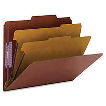 Smead PressGuard; Classification Folders with SafeSHIELD; Coated Fastener Technology - Letter - 11 3/4 inch; x 10 inch; Sheet Size - 2 inch; Expansion - 6 Fastener(s) - 2 inch; Fastener Capacity for Folder - 2/5 Tab Cut - Right of Center Tab