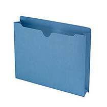 Smead; Color File Jacket, Letter Size, Blue