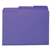 Smead; Interior Folders, Letter Size, Purple, Box Of 100