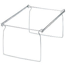 Office Wagon; Brand Metal File Frames, Legal Size, Silver, Box Of 2