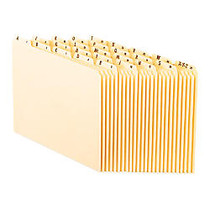 Pendaflex A-Z File Guide, Manila, Letter size, 1/5tab