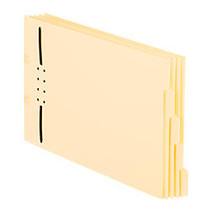 Pendaflex; End-Tab Folder Dividers With Fasteners, 8 1/2 inch; x 11 inch;, Letter Size, Manila, Pack Of 50