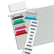 Pendaflex; Hanging File Folder Plastic Tabs, Pink, Pack Of 25