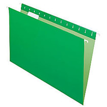 Office Wagon; Brand 2-Tone Hanging File Folders, 1/5 Cut, 8 1/2 inch; x 14 inch;, Legal Size, Green, Box Of 25