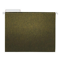 Office Wagon; Brand Hanging Folders, 1/3 Cut, Letter Size, 100% Recycled, Green, Pack Of 25