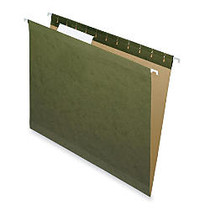 Pendaflex; Premium Reinforced Hanging Folders, No Tabs, Letter Size, Standard Green, Pack Of 25