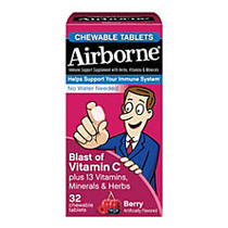 Airborne; Chewable Tablets, Berry, Pack Of 32