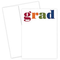 Great Papers! Graduation Invitation Kit, 5 1/2 inch; x 7 3/4 inch;, Colorful Grad, Multicolor, Pack Of 25